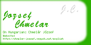 jozsef chmelar business card
